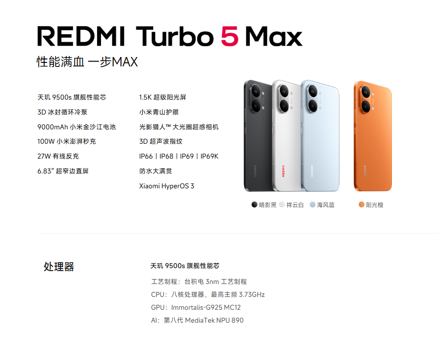 REDMI Turbo 5 Max